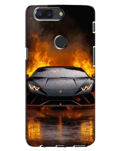 Чохол для OnePlus 5T з картинкою «Lamborghini у вогні»