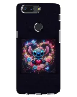 Чохол для OnePlus 5T з картинкою «Stitch у квітах» Чохол для OnePlus 5T з картинкою «Stitch у квітах»