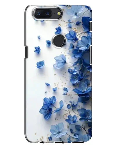 Чохол для OnePlus 5T з картинкою «Блакитний квітковий каскад» Чохол для OnePlus 5T з картинкою «Блакитний квітковий каскад»