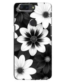 Чохол для OnePlus 5T з картинкою «Монохромні айстри»