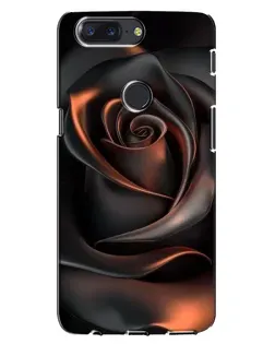 Чохол для OnePlus 5T з картинкою «Шовкова чорна троянда»