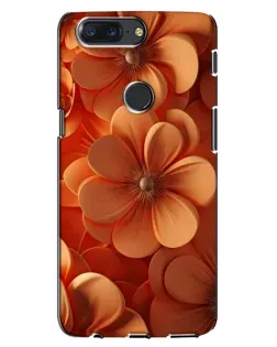 Чохол для OnePlus 5T з картинкою «Помаранчева макро квітка»