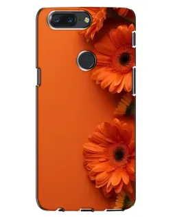 Чохол для OnePlus 5T з картинкою «Помаранчеві гербери»