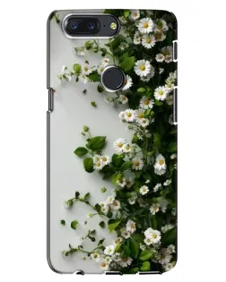 Чохол для OnePlus 5T з картинкою «Гілка дрібних білих квітів»