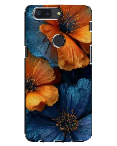 Чохол для OnePlus 5T з картинкою «Яскрава синьо-помаранчева флора» Чохол для OnePlus 5T з картинкою «Яскрава синьо-помаранчева флора»