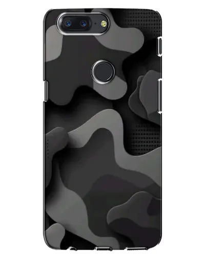 Чехол для OnePlus 5T с картинкой «Темный абстрактный камуфляж»