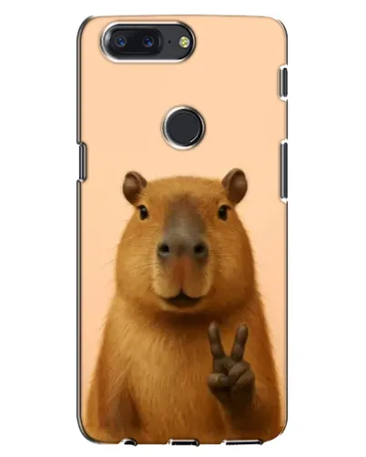 Чехол для OnePlus 5T с картинкой «Капибара виктория»