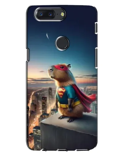 Чехол для OnePlus 5T с картинкой «Капи-мен супергерой»