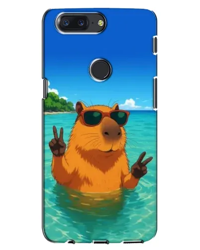 Чехол для OnePlus 5T с картинкой «Морская капибара»