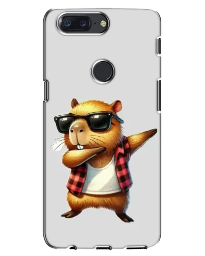 Чехол для OnePlus 5T с картинкой «Капибара рэпер даб»