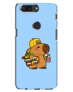 Чехол для OnePlus 5T с картинкой «Капибара на скейте»