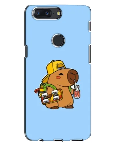 Чехол для OnePlus 5T с картинкой «Капибара на скейте»