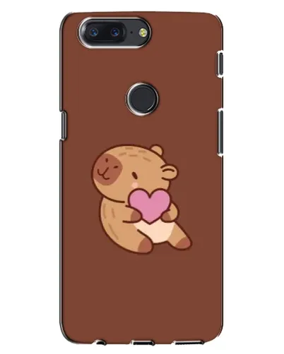 Чехол для OnePlus 5T с картинкой «Капибара с сердцем»