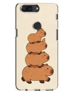 Чехол для OnePlus 5T с картинкой «Башня из капибар»