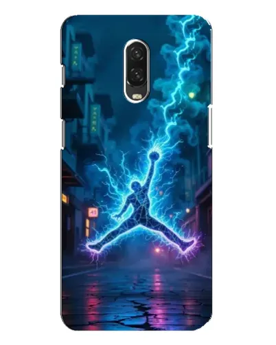 Чехол для OnePlus 6T с картинкой «Jordan Gold Jumpman»