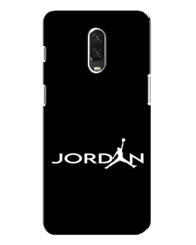 Чехол для OnePlus 6T с картинкой «Jordan White Logo»