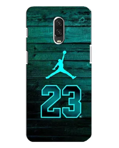Чехол для OnePlus 6T с картинкой «Jordan Cyan 23»