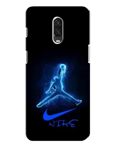 Чехол для OnePlus 6T с картинкой «Jordan Neon Blue»