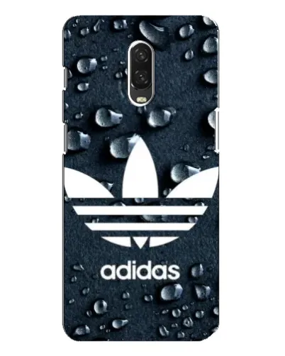 Чохол для OnePlus 6T з картинкою «Adidas Trefoil Blue»
