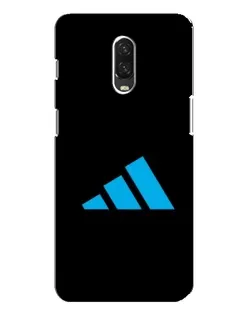 Чохол для OnePlus 6T з картинкою «Adidas Cyan Logo»