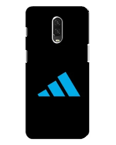 Чохол для OnePlus 6T з картинкою «Adidas Cyan Logo»