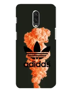 Чохол для OnePlus 6T з картинкою «Помаранчевий дим Adidas»