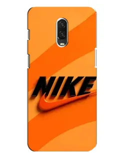 Чохол для OnePlus 6T з картинкою «Помаранчевий драйв Nike»