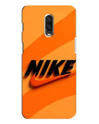 Чехол для OnePlus 6T с картинкой «Оранжевый драйв Nike»