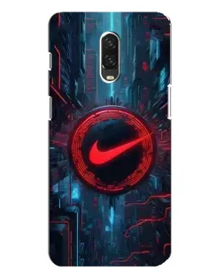 Чехол для OnePlus 6T с картинкой «Техногенный стиль Nike» Чехол для OnePlus 6T с картинкой «Техногенный стиль Nike»