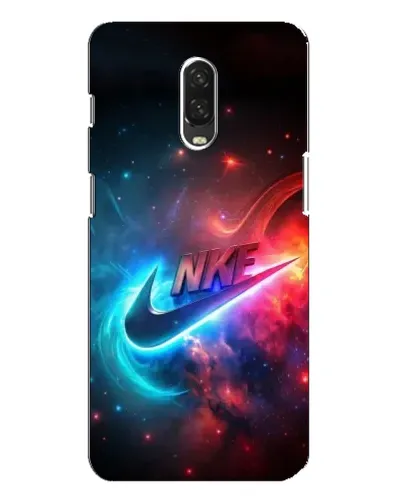 Чехол для OnePlus 6T с картинкой «Огненный логотип Nike»