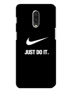 Чехол для OnePlus 6T с картинкой «Классический принт Nike» Чехол для OnePlus 6T с картинкой «Классический принт Nike»