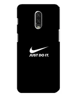 Чехол для OnePlus 6T с картинкой «Минимализм от Nike» Чехол для OnePlus 6T с картинкой «Минимализм от Nike»