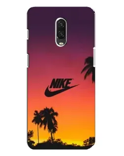 Чехол для OnePlus 6T с картинкой «Nike на закате солнца» Чехол для OnePlus 6T с картинкой «Nike на закате солнца»