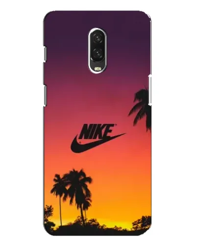 Чехол для OnePlus 6T с картинкой «Nike на закате солнца»