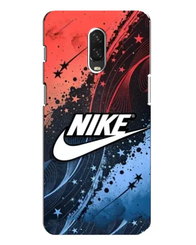 Чехол для OnePlus 6T с картинкой «Градиентный принт Найк»