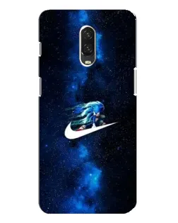 Чехол для OnePlus 6T с картинкой «Звездный путь Nike» Чехол для OnePlus 6T с картинкой «Звездный путь Nike»