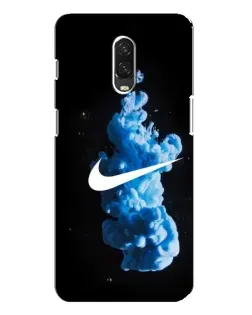 Чехол для OnePlus 6T с картинкой «Nike и синий дым» Чехол для OnePlus 6T с картинкой «Nike и синий дым»
