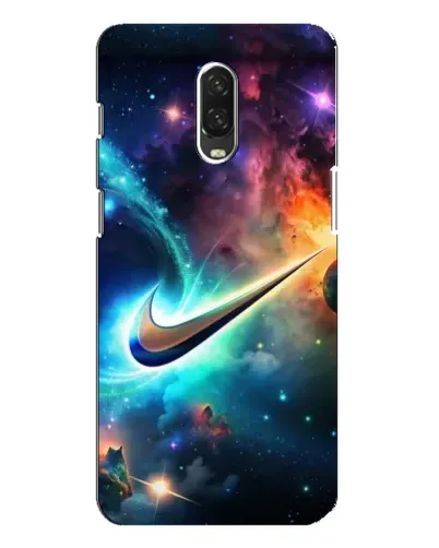 Чехол для OnePlus 6T с картинкой «Космический Nike Swoosh»