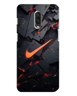 Чехол для OnePlus 6T с картинкой «Nike — эффект разломов» Чехол для OnePlus 6T с картинкой «Nike — эффект разломов»
