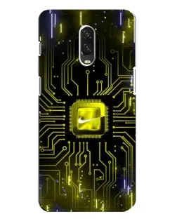 Чехол для OnePlus 6T с картинкой «Nike — золотая искра» Чехол для OnePlus 6T с картинкой «Nike — золотая искра»