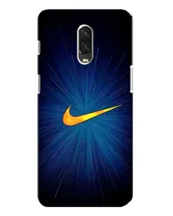 Чехол для OnePlus 6T с картинкой «Синий пульс Nike» Чехол для OnePlus 6T с картинкой «Синий пульс Nike»