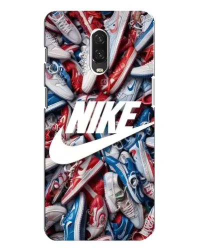 Чехол для OnePlus 6T с картинкой «Коллаж кроссовок Найк» Чехол для OnePlus 6T с картинкой «Коллаж кроссовок Найк»