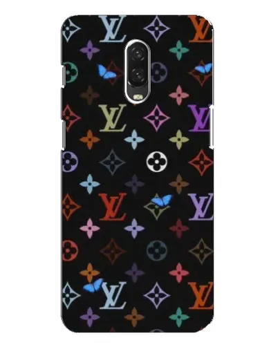 Чохол для OnePlus 6T з картинкою «Кольорова монограма LV» Чохол для OnePlus 6T з картинкою «Кольорова монограма LV»