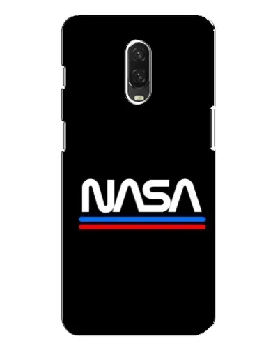Чохол для OnePlus 6T з картинкою «NASA — класика Red Blue» Чохол для OnePlus 6T з картинкою «NASA — класика Red Blue»