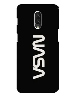 Чохол для OnePlus 6T з картинкою «NASA — вертикальний логотип»