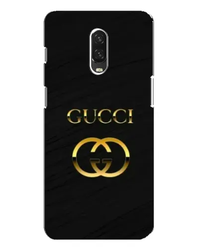 Чохол для OnePlus 6T з картинкою «Золотий логотип Gucci»