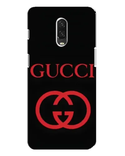 Чохол для OnePlus 6T з картинкою «Gucci — червоний логотип»