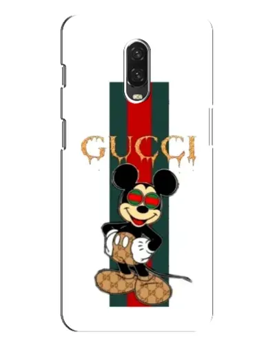 Чохол для OnePlus 6T з картинкою «Міккі Маус Gucci — смуги»