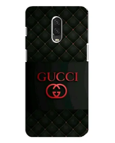 Чохол для OnePlus 6T з картинкою «Gucci — стьобаний чорний»