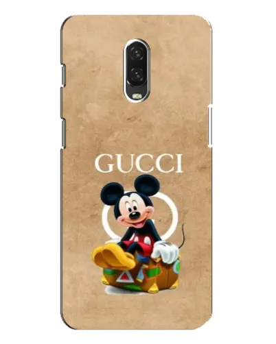 Чохол для OnePlus 6T з картинкою «Міккі Маус Gucci — крафт»